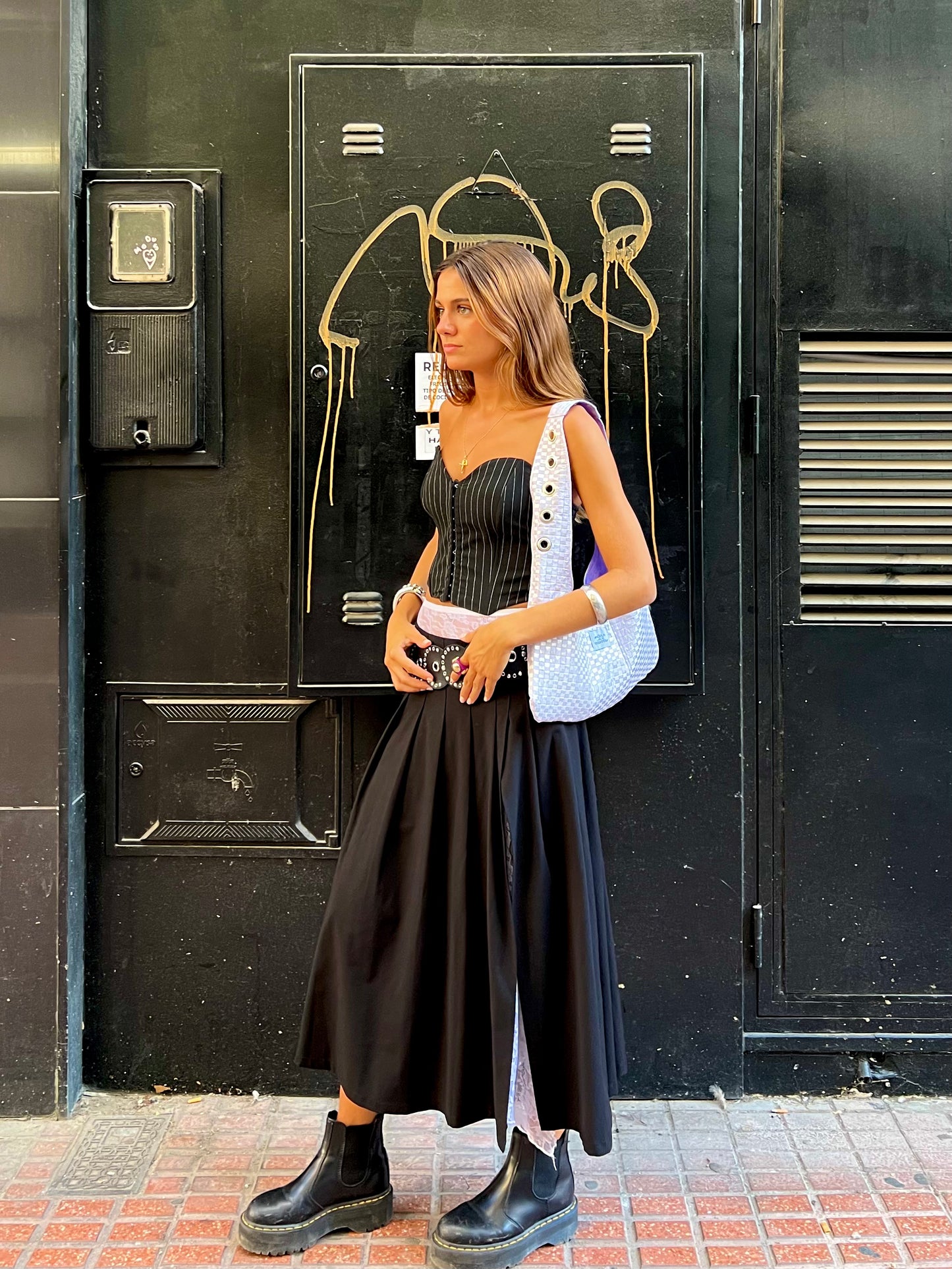 Lilac maxi bag