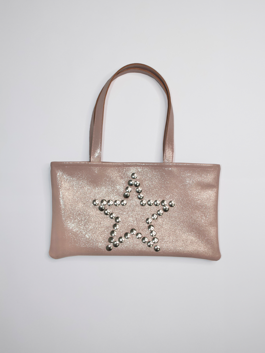 Star pink leather